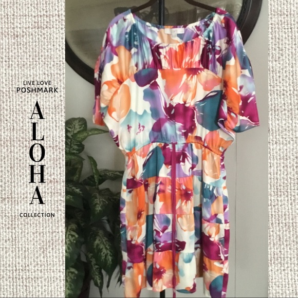 LOFT Floral Print Dress - Picture 2 of 3